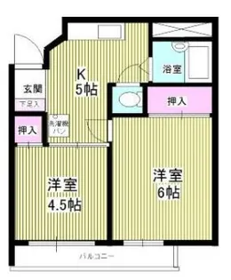 ロックヒルズ10【5階】の間取り
