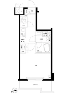 ルーブル板橋東新町弐番館【8階】の間取り