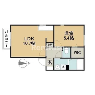 アクシス【1階】の間取り