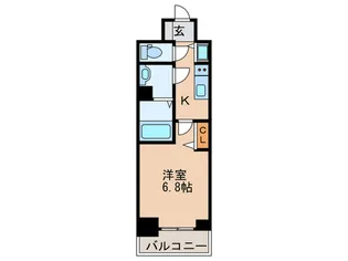 グランカリテ塚本【4階】の間取り
