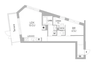GranDuo荻窪3【1階】の間取り