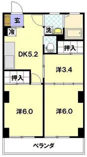 柴田マンション【2階】の間取り