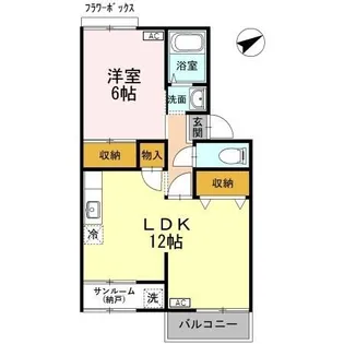 プレジール・One【1階】の間取り