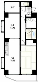 ガーデンヒルズ吉田【7階】の間取り