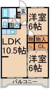 リバーサイドレジデンス日野【1階】の間取り
