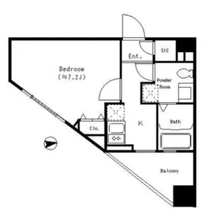 パークキューブ四谷三丁目【5階】の間取り