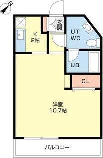 グランメール弘道舘第2【4階】の間取り