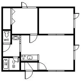 ハイツトレジャー【1階】の間取り