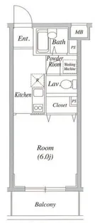 グレイスコート武蔵小杉【2階】の間取り