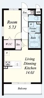 アムール京都仁王門【3階】の間取り