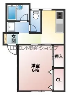 メゾンフルール【1階】の間取り
