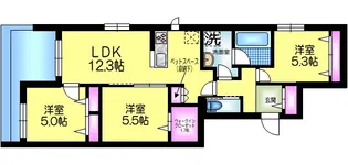 南葛西テラス【2階】の間取り