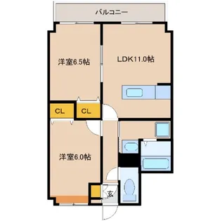 アルバ21【3階】の間取り