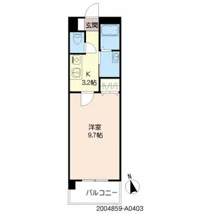 ROUND PURE 21【4階】の間取り