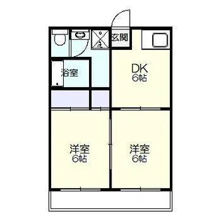リバーサイド自由ヶ丘1号館【2階】の間取り