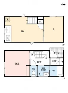 Rizエクリュ轟木の間取り