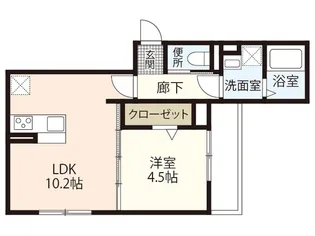 Jブルー翠II【1階】の間取り