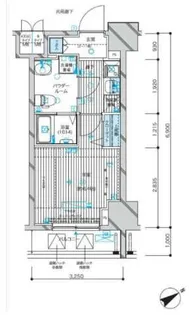 メインステージ蒲田VIエグザ【7階】の間取り