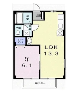 エステートII【1階】の間取り