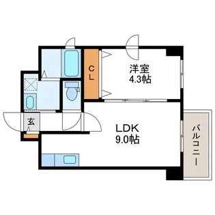 LEE SPACE N4【7階】の間取り