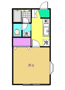 ヌーヴェル・ペシュ【2階】の間取り