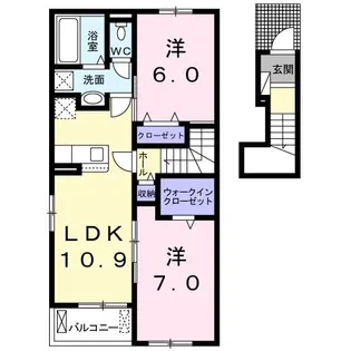 RAVi B【2階】の間取り