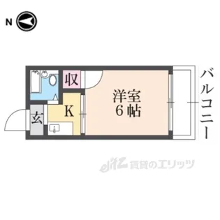 プチメゾン萱島【3階】の間取り