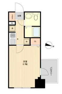 オーキッドレジデンス浦和【10階】の間取り