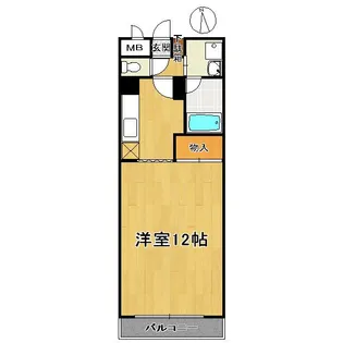 エスポワール河原町【1階】の間取り