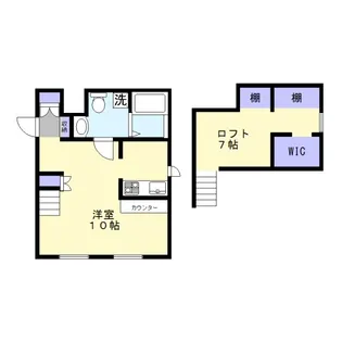 プリマ高麗川弐番館【1階】の間取り