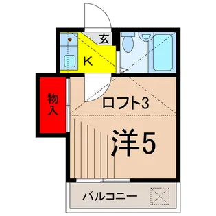 T`sフラット柴又【1階】の間取り