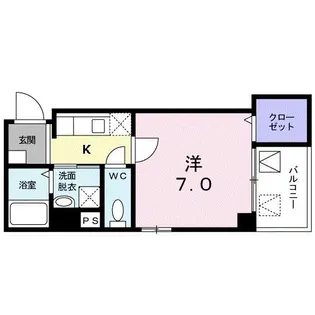 ピーベリーハイム【2階】の間取り