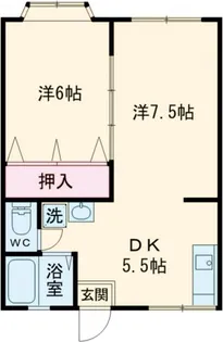 アークハイツI【2階】の間取り