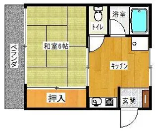 グリーンハイツ【3階】の間取り