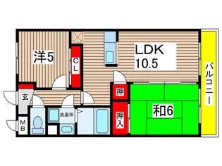 M-COURT11【2階】の間取り