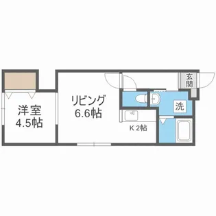 エスパスデュノール【2階】の間取り