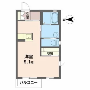 セーシェル【1階】の間取り