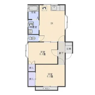 コリーナス【2階】の間取り