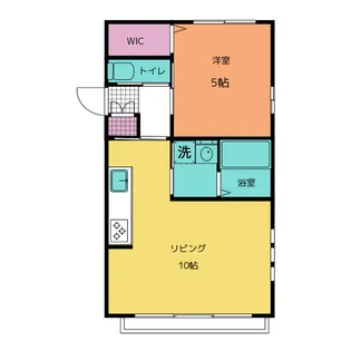 ポルトルミエール【2階】の間取り