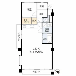 ライオンズマンション五井 2階【2階】の間取り