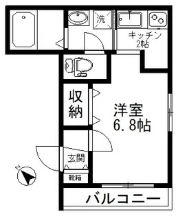 イルミナル【1階】の間取り