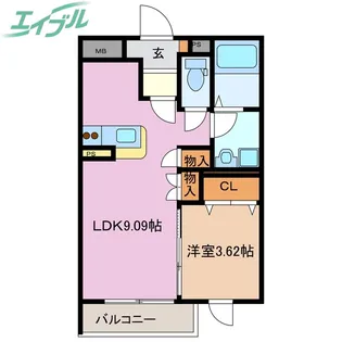 Grand espoir【3階】の間取り