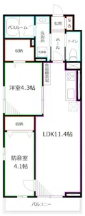 Liberte井草【3階】の間取り