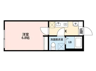 ホワイトパレット北烏山【3階】の間取り