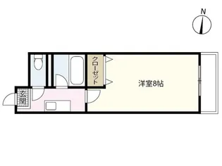 コンフォートNビル【6階】の間取り