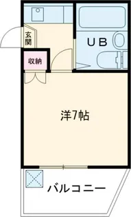 カレッジハウス6【2階】の間取り