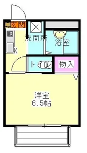 シタラハイツII【1階】の間取り