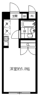 タウンハイツ本郷【3階】の間取り