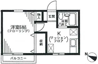 カーサ榊原【2階】の間取り