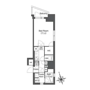 コンフォリア日暮里【6階】の間取り